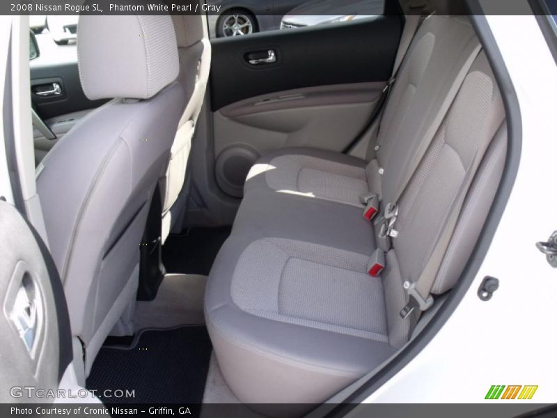 Phantom White Pearl / Gray 2008 Nissan Rogue SL