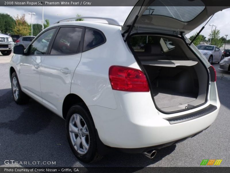 Phantom White Pearl / Gray 2008 Nissan Rogue SL