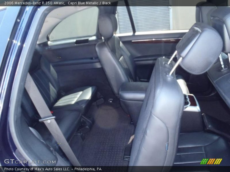 Capri Blue Metallic / Black 2006 Mercedes-Benz R 350 4Matic