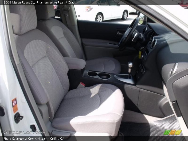 Phantom White Pearl / Gray 2008 Nissan Rogue SL