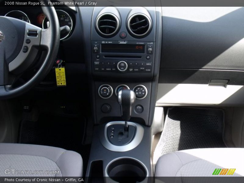 Phantom White Pearl / Gray 2008 Nissan Rogue SL