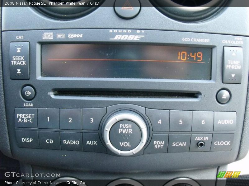 Phantom White Pearl / Gray 2008 Nissan Rogue SL