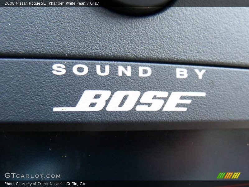 Phantom White Pearl / Gray 2008 Nissan Rogue SL