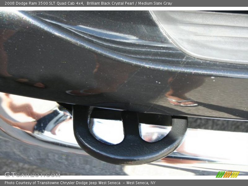 Brilliant Black Crystal Pearl / Medium Slate Gray 2008 Dodge Ram 3500 SLT Quad Cab 4x4