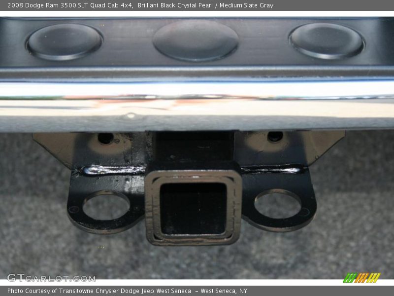 Brilliant Black Crystal Pearl / Medium Slate Gray 2008 Dodge Ram 3500 SLT Quad Cab 4x4