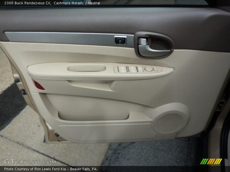 Cashmere Metallic / Neutral 2006 Buick Rendezvous CX