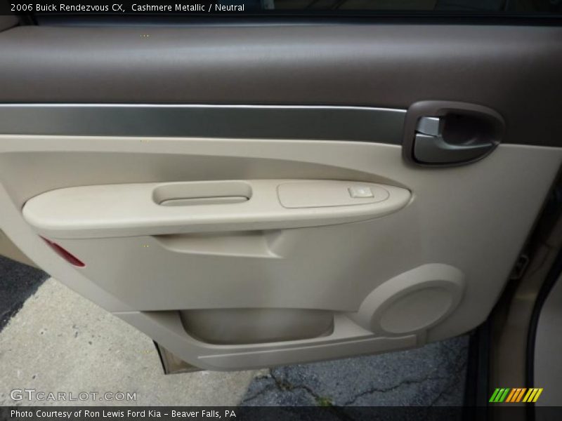 Cashmere Metallic / Neutral 2006 Buick Rendezvous CX