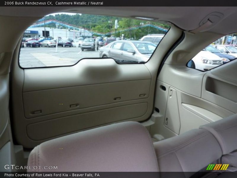 Cashmere Metallic / Neutral 2006 Buick Rendezvous CX
