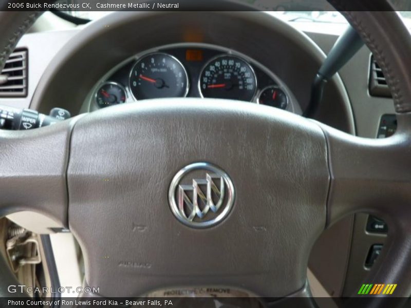Cashmere Metallic / Neutral 2006 Buick Rendezvous CX