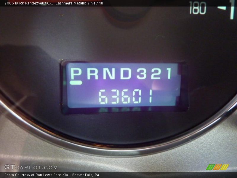 Cashmere Metallic / Neutral 2006 Buick Rendezvous CX