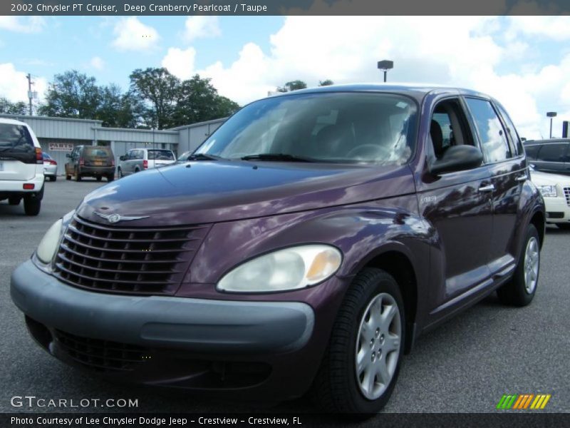 Deep Cranberry Pearlcoat / Taupe 2002 Chrysler PT Cruiser