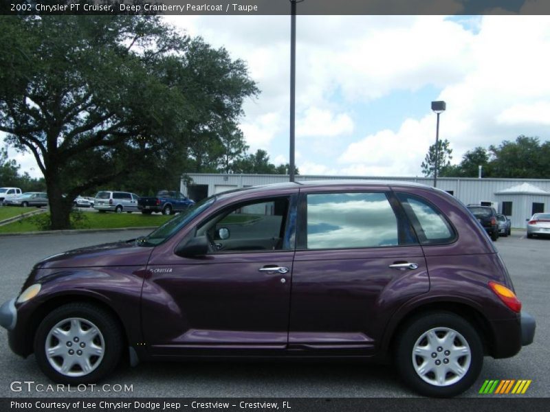 Deep Cranberry Pearlcoat / Taupe 2002 Chrysler PT Cruiser