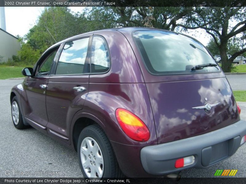 Deep Cranberry Pearlcoat / Taupe 2002 Chrysler PT Cruiser