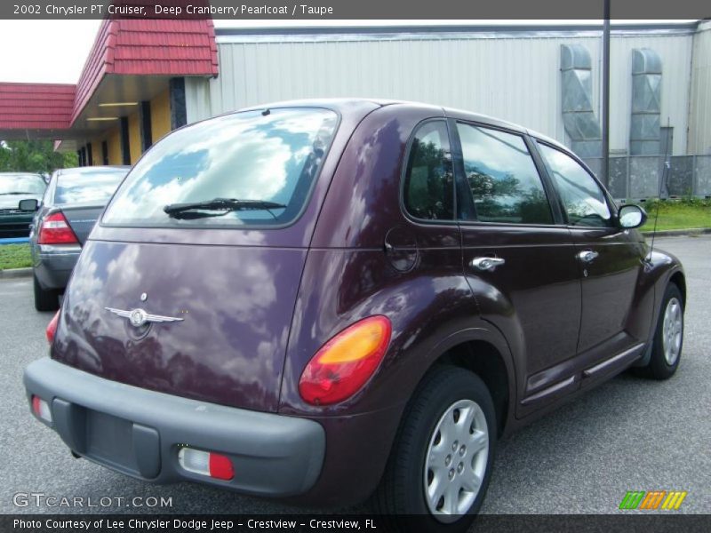 Deep Cranberry Pearlcoat / Taupe 2002 Chrysler PT Cruiser