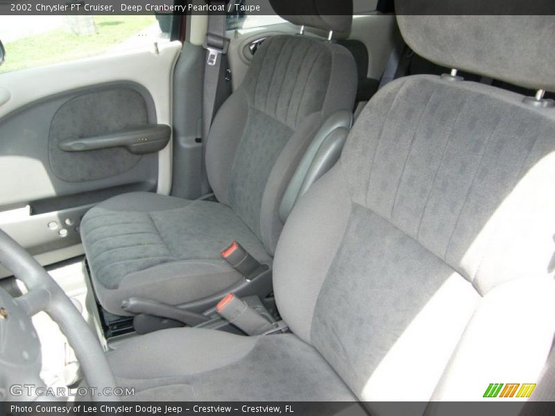 Deep Cranberry Pearlcoat / Taupe 2002 Chrysler PT Cruiser