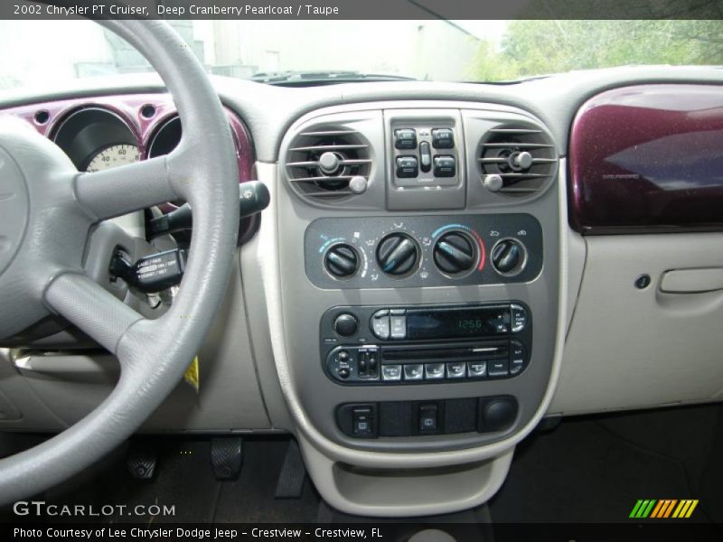Deep Cranberry Pearlcoat / Taupe 2002 Chrysler PT Cruiser