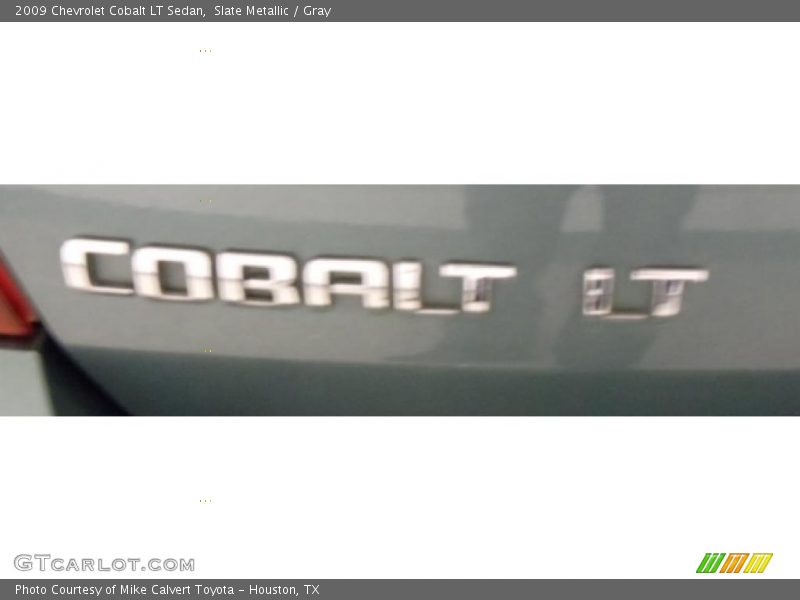 Slate Metallic / Gray 2009 Chevrolet Cobalt LT Sedan