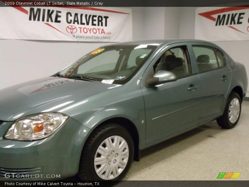 Slate Metallic / Gray 2009 Chevrolet Cobalt LT Sedan