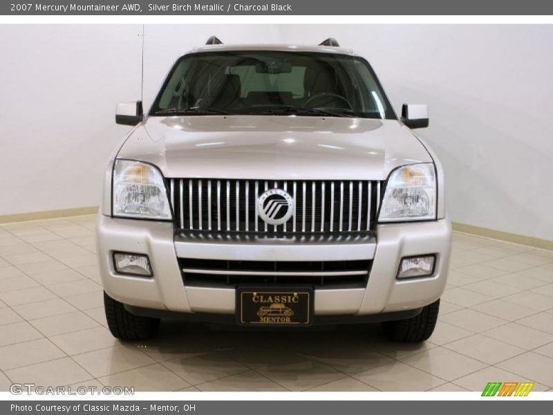 Silver Birch Metallic / Charcoal Black 2007 Mercury Mountaineer AWD