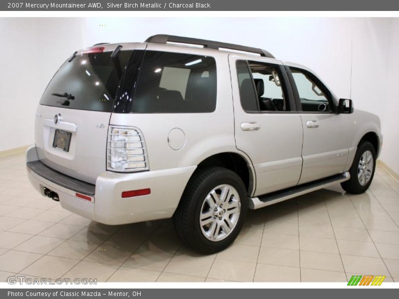 Silver Birch Metallic / Charcoal Black 2007 Mercury Mountaineer AWD