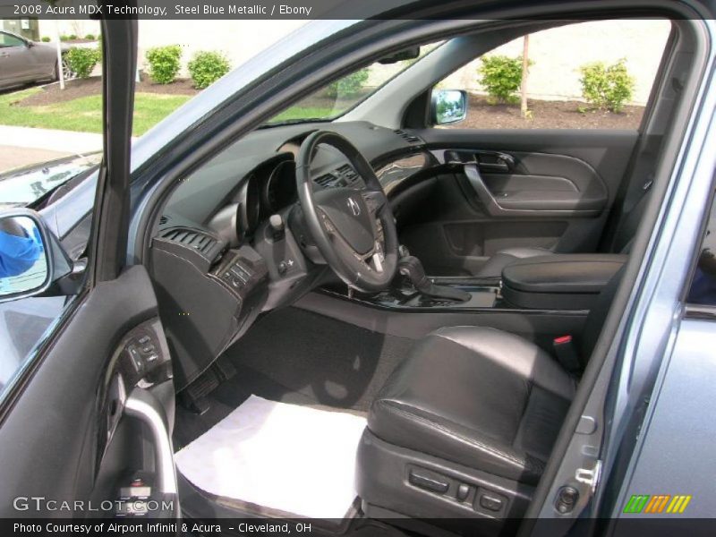 Steel Blue Metallic / Ebony 2008 Acura MDX Technology