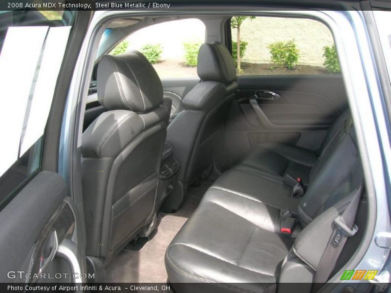 Steel Blue Metallic / Ebony 2008 Acura MDX Technology