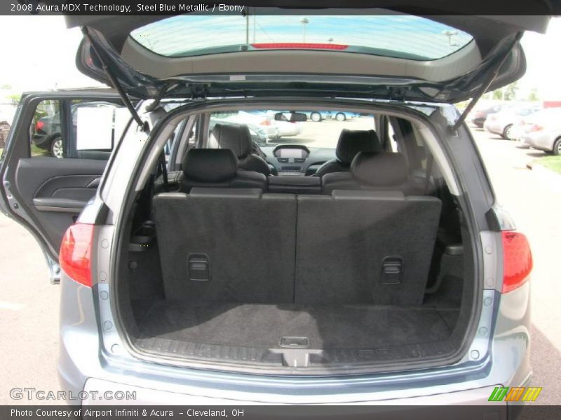 Steel Blue Metallic / Ebony 2008 Acura MDX Technology