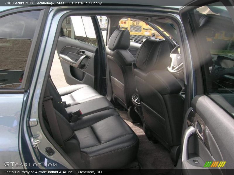 Steel Blue Metallic / Ebony 2008 Acura MDX Technology