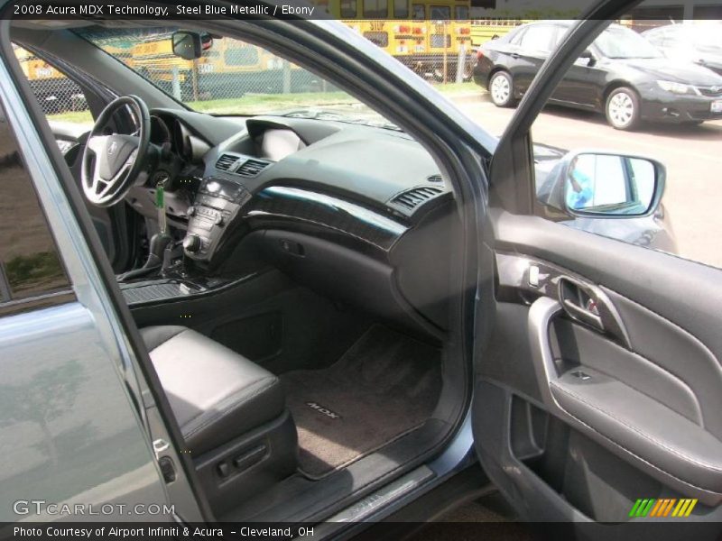 Steel Blue Metallic / Ebony 2008 Acura MDX Technology