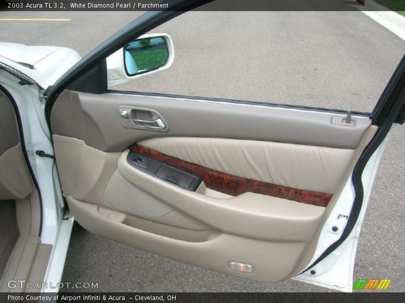 White Diamond Pearl / Parchment 2003 Acura TL 3.2