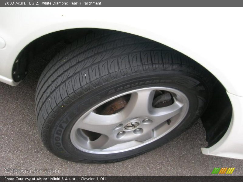 White Diamond Pearl / Parchment 2003 Acura TL 3.2
