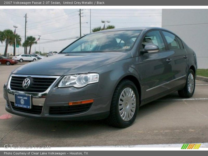 United Grey Metallic / Black 2007 Volkswagen Passat 2.0T Sedan