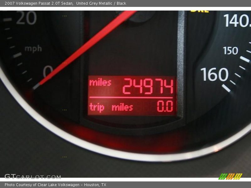 United Grey Metallic / Black 2007 Volkswagen Passat 2.0T Sedan