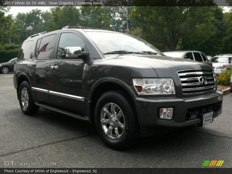 Silver Graphite / Graphite Black 2007 Infiniti QX 56 4WD