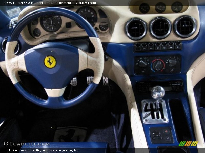 Dark Blue Metallic / Blue/Cream 1999 Ferrari 550 Maranello