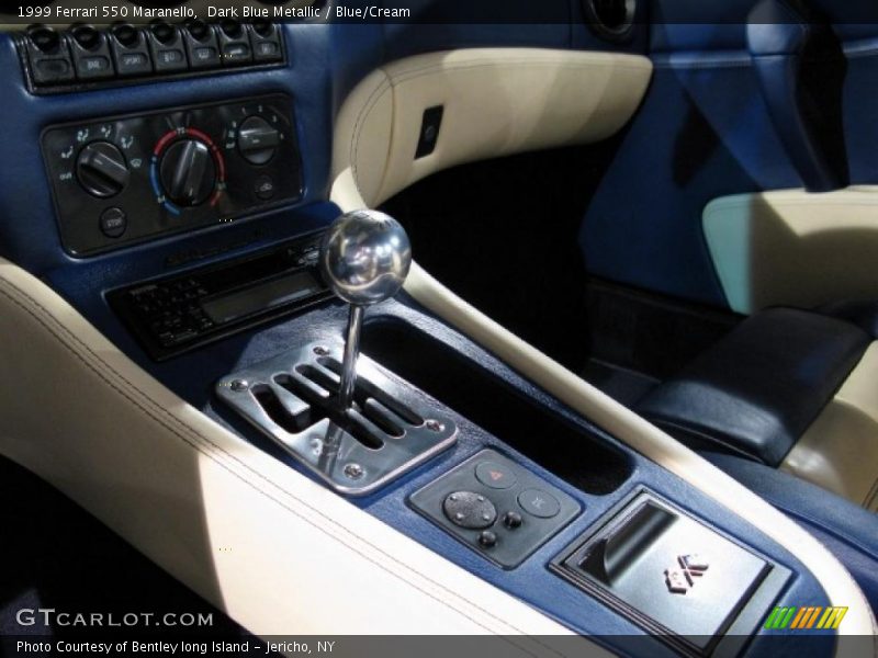 Dark Blue Metallic / Blue/Cream 1999 Ferrari 550 Maranello