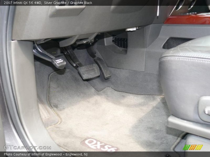 Silver Graphite / Graphite Black 2007 Infiniti QX 56 4WD