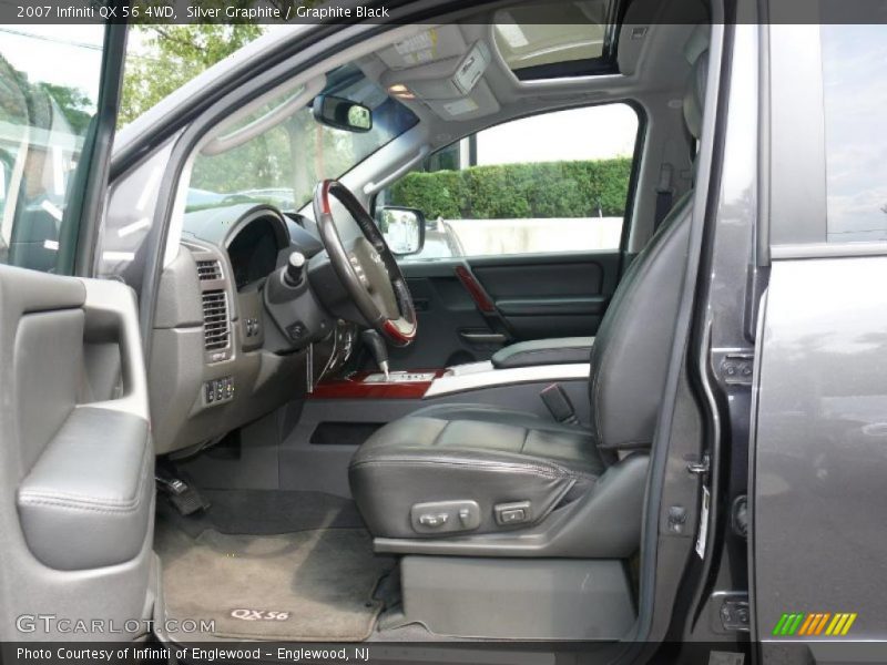 Silver Graphite / Graphite Black 2007 Infiniti QX 56 4WD