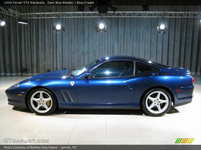 Dark Blue Metallic / Blue/Cream 1999 Ferrari 550 Maranello