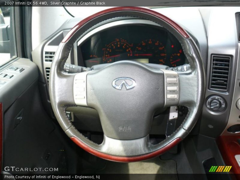 Silver Graphite / Graphite Black 2007 Infiniti QX 56 4WD