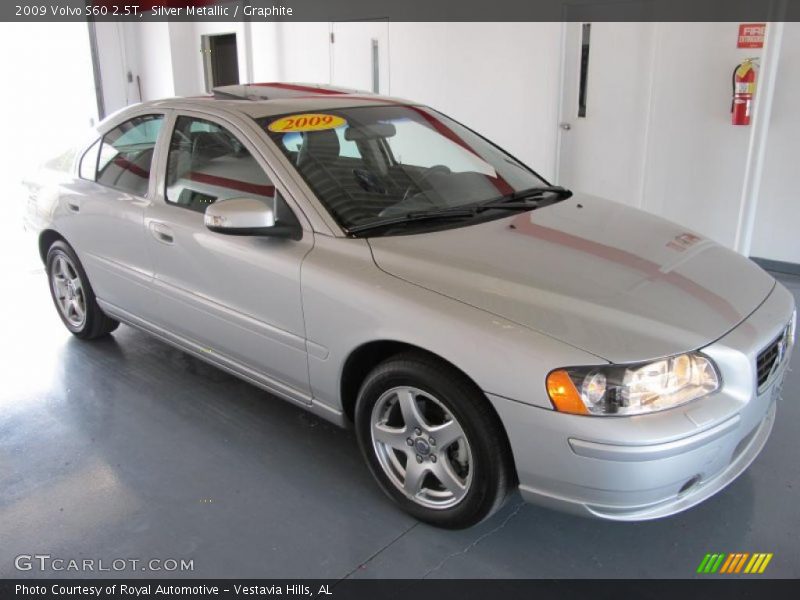 Silver Metallic / Graphite 2009 Volvo S60 2.5T