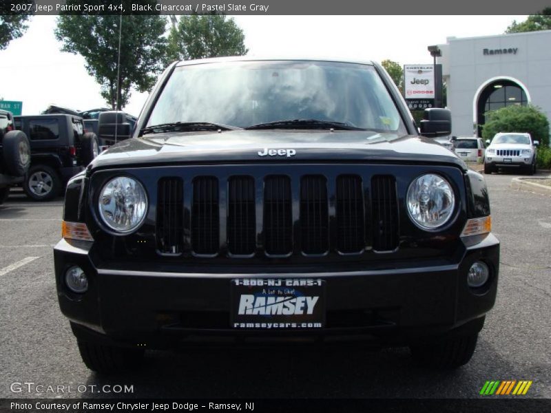 Black Clearcoat / Pastel Slate Gray 2007 Jeep Patriot Sport 4x4