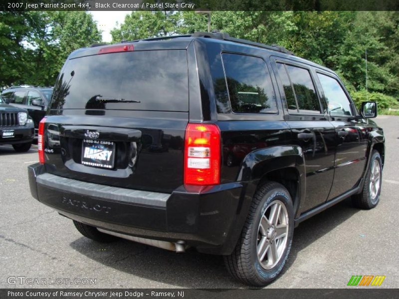 Black Clearcoat / Pastel Slate Gray 2007 Jeep Patriot Sport 4x4