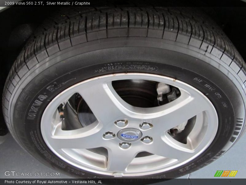 Silver Metallic / Graphite 2009 Volvo S60 2.5T
