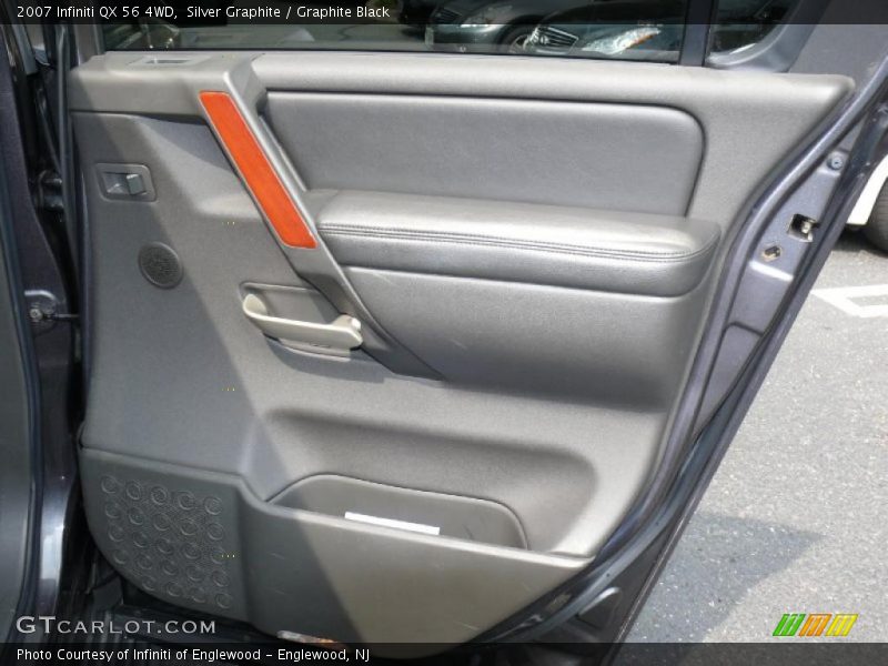 Silver Graphite / Graphite Black 2007 Infiniti QX 56 4WD