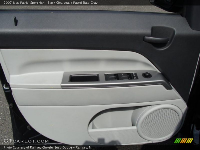 Black Clearcoat / Pastel Slate Gray 2007 Jeep Patriot Sport 4x4