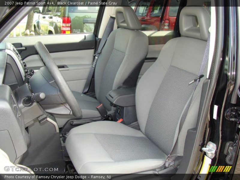 Black Clearcoat / Pastel Slate Gray 2007 Jeep Patriot Sport 4x4