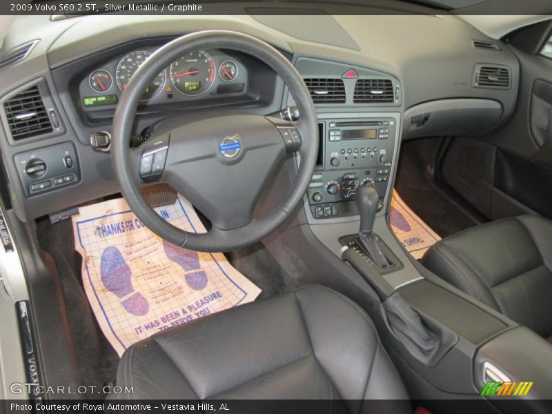 Silver Metallic / Graphite 2009 Volvo S60 2.5T
