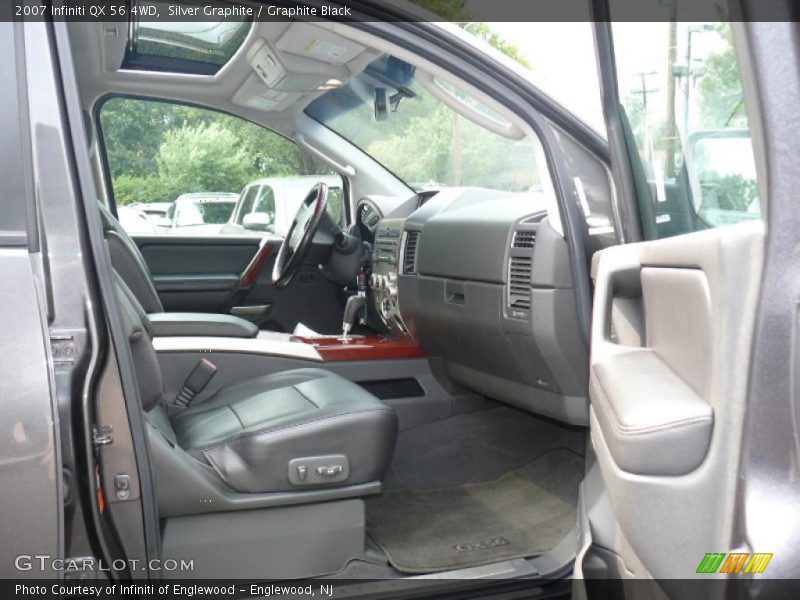 Silver Graphite / Graphite Black 2007 Infiniti QX 56 4WD