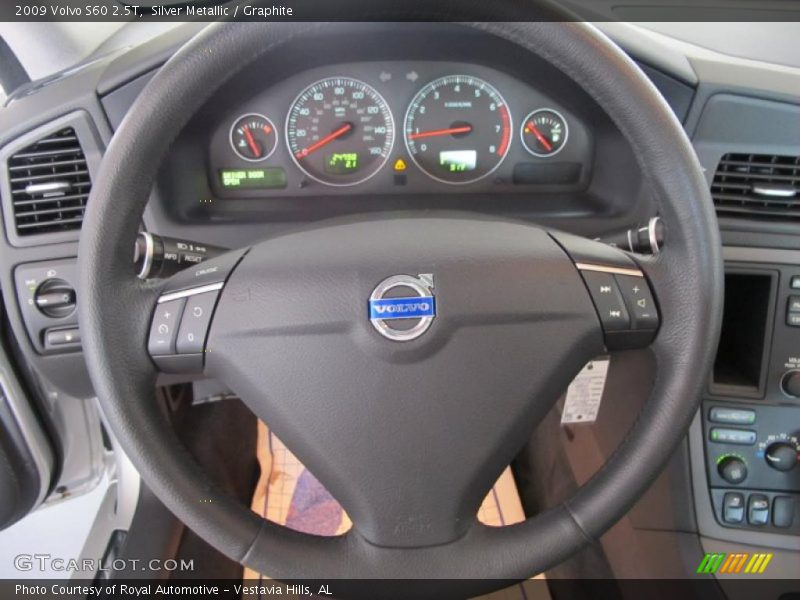 Silver Metallic / Graphite 2009 Volvo S60 2.5T